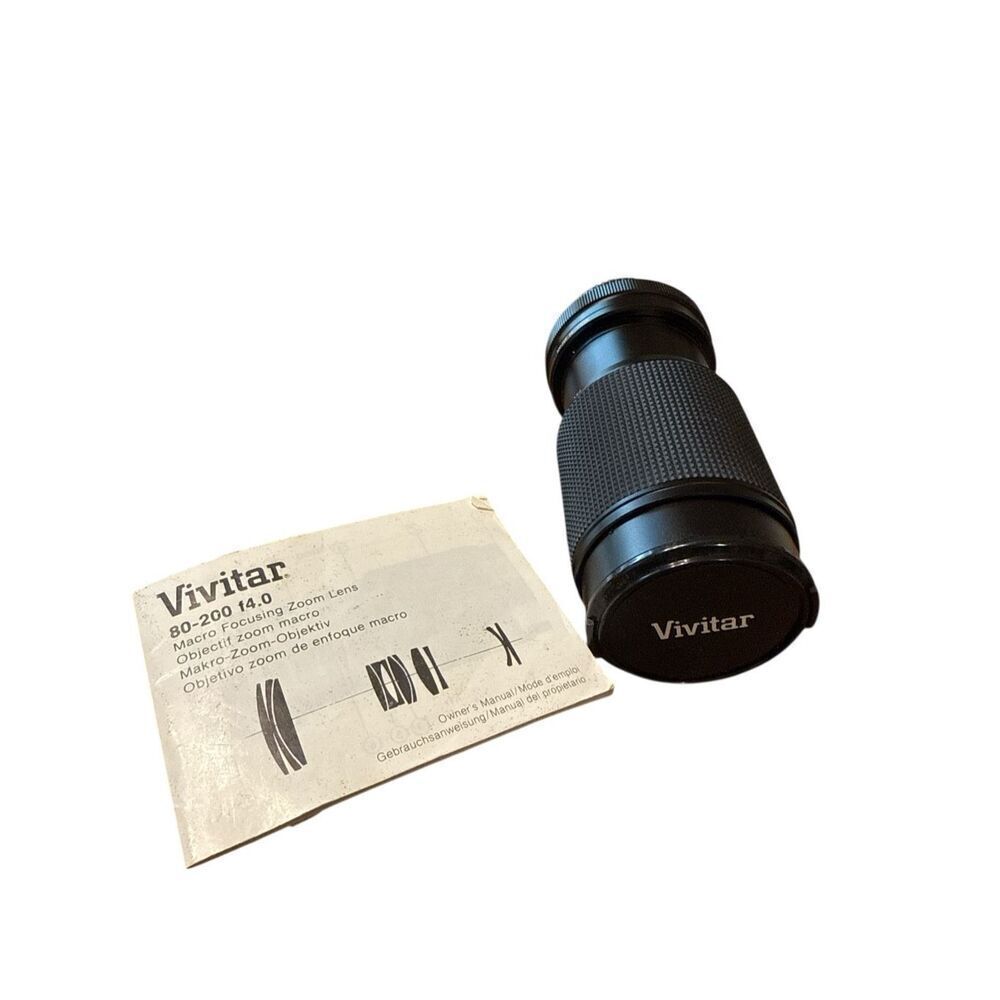 Vivitar 80-200mm f/4.0  MC Macro Focusing Zoom Lens